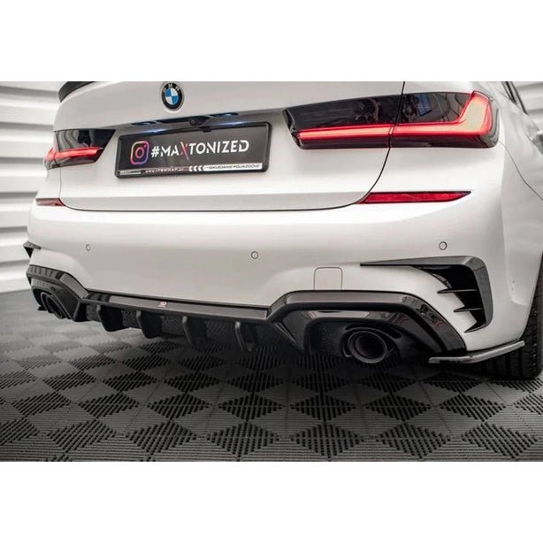 Diffuser - BMW G20 / G21 - M340I - Maxton Design | 19 - 22 — Met Trekhaak - Beamerstyling.nl