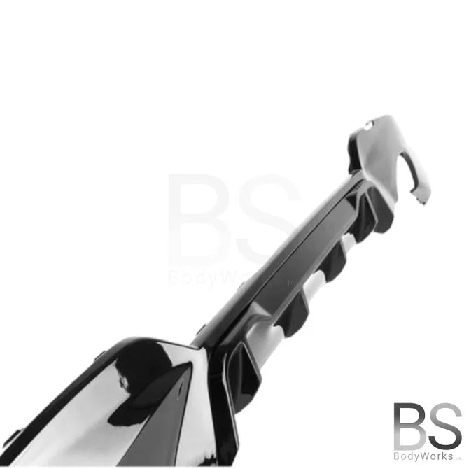 Diffuser - BMW G20 / G21 - MP Look - Met 4 Vinnen - Hoogglans Zwart | 19 - 22 - Beamerstyling.nl