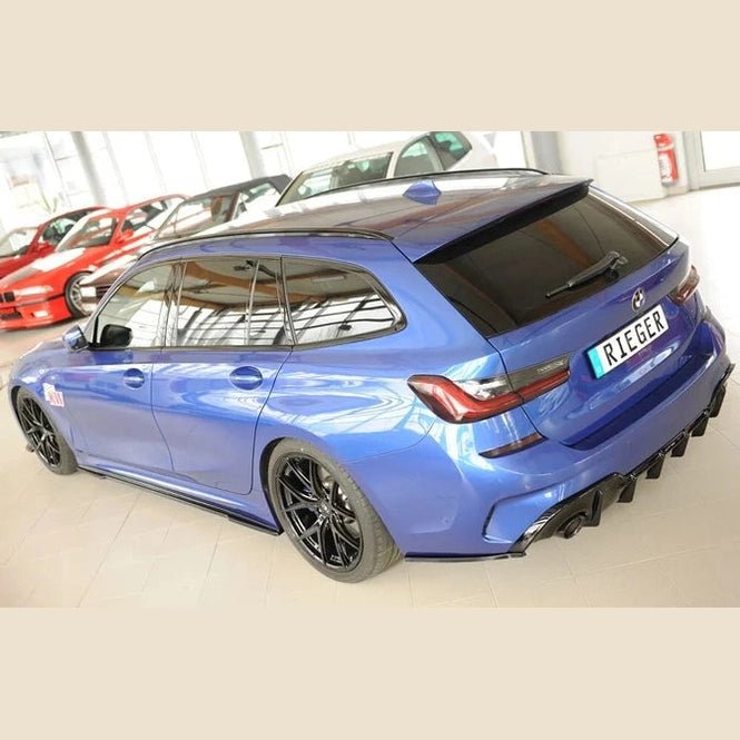 Diffuser - BMW G20 / G21 - Rieger Tuning - Zonder Trekhaak | 19 - 22 — Mat Zwart - Beamerstyling.nl