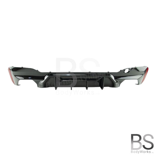 Diffuser - BMW G30 / G31 - Competition Look - Hoogglans Zwart | 17 - 24 - Beamerstyling.nl