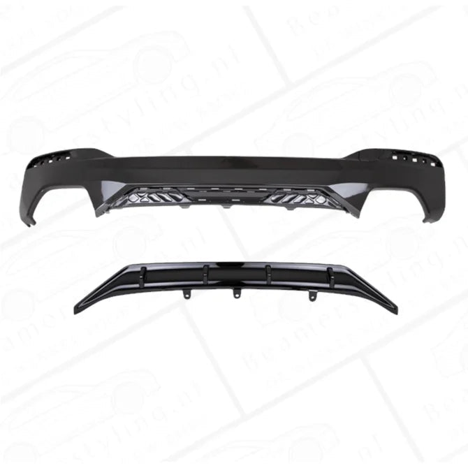 Diffuser - BMW G30 / G31 - M Performance Look - Carbon Look / Hoogglans Zwart - Beamerstyling.nl