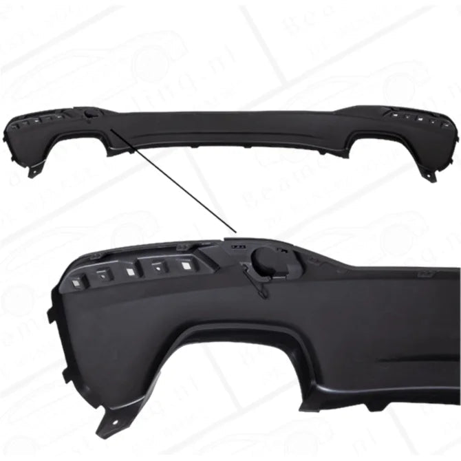 Diffuser - BMW G30 / G31 - M Sport Look - Grijs (Kleurcode: B39) - Beamerstyling.nl