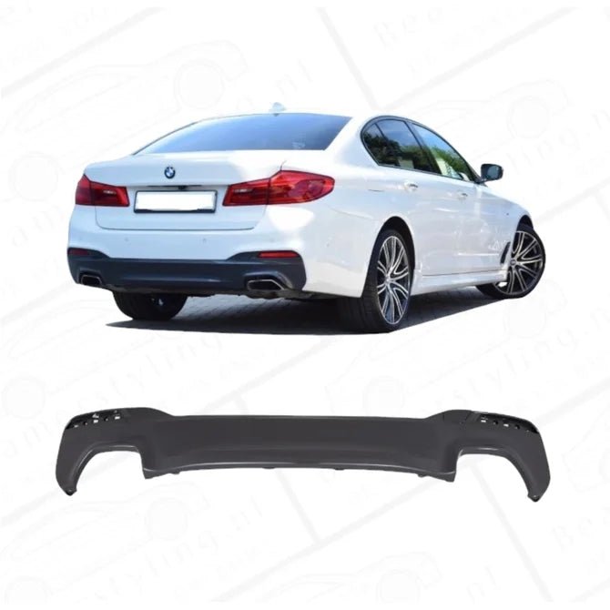 Diffuser - BMW G30 / G31 - M Sport Look - Grijs (Kleurcode: B39) - Beamerstyling.nl