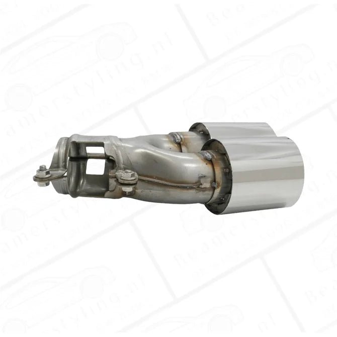 Diffuser - BMW G30 / G31 - M5 Look - Hoogglans Zwart - Incl Sierstukken Chroom - Beamerstyling.nl