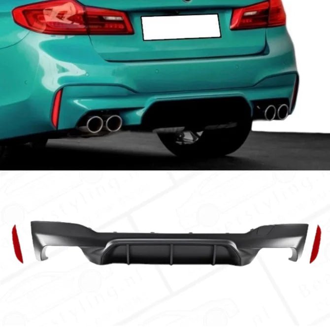 Diffuser - BMW G30 / G31 - M5 Look - Mat Zwart - Beamerstyling.nl