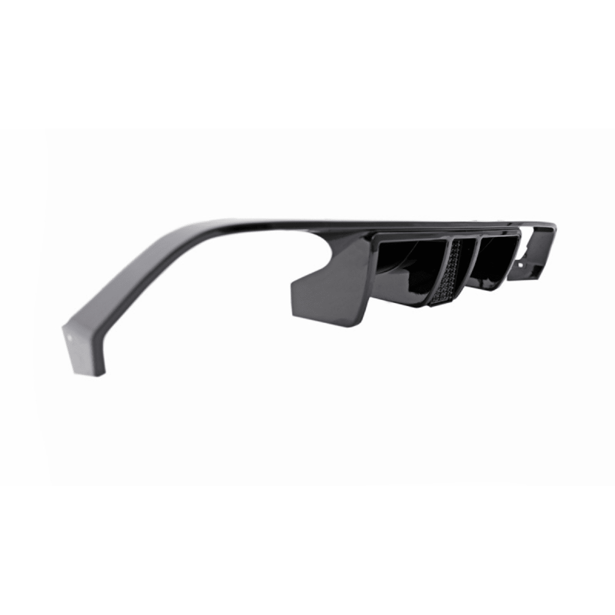 Diffuser - BMW M3 F80 | BMW M4 F82 F83 - Hoogglans Zwart - Met LED Remlicht | 13 - 18 - Beamerstyling.nl