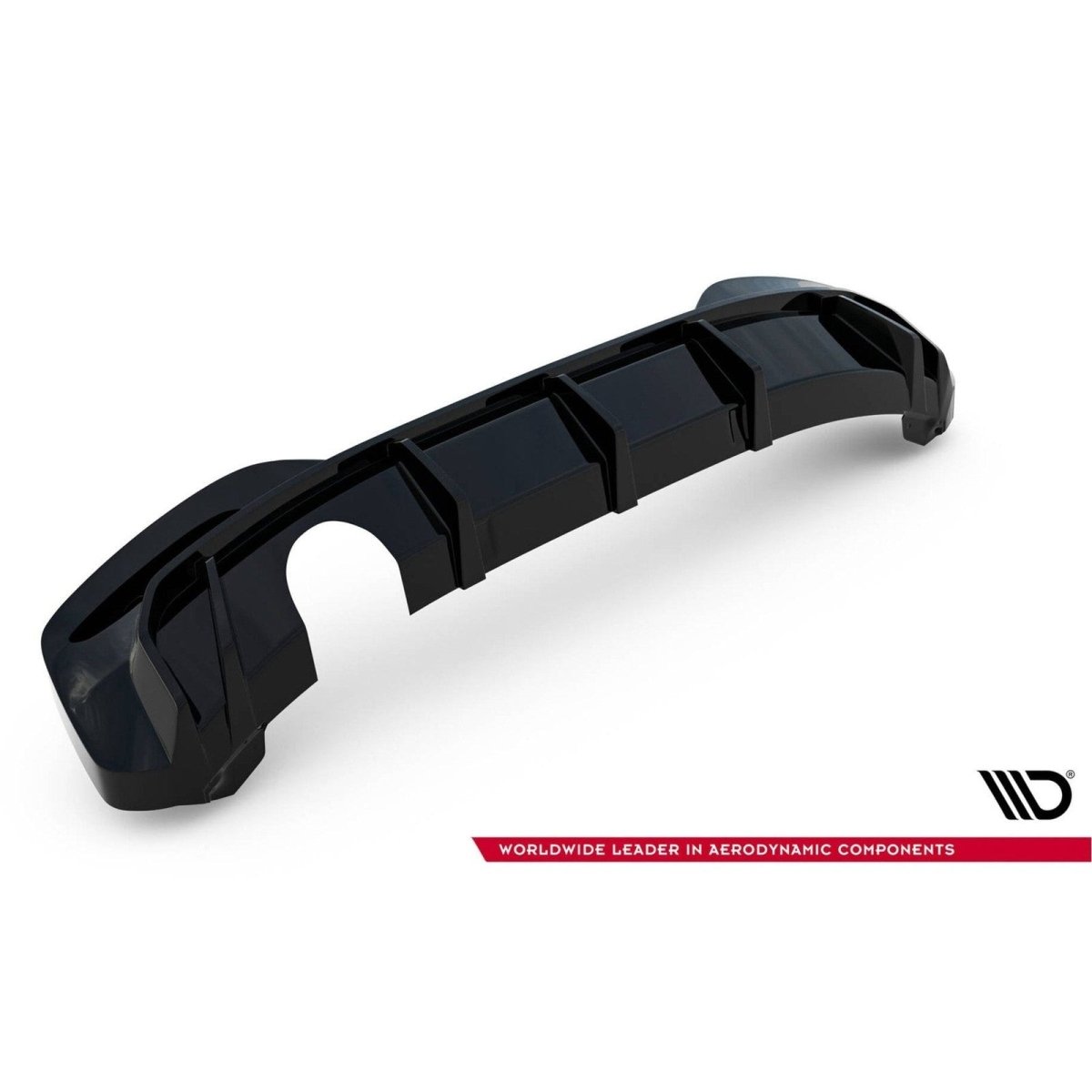 Diffuser V3 - BMW F20LCI / F21LCI - 1 Uitlaat Links - Maxton Design | 2015 - 2019 - Beamerstyling.nl