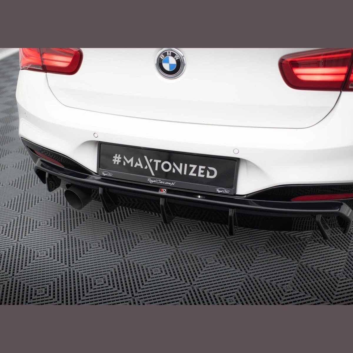 Diffuser V3 - BMW F20LCI / F21LCI - 1 Uitlaat Links - Maxton Design | 2015 - 2019 - Beamerstyling.nl