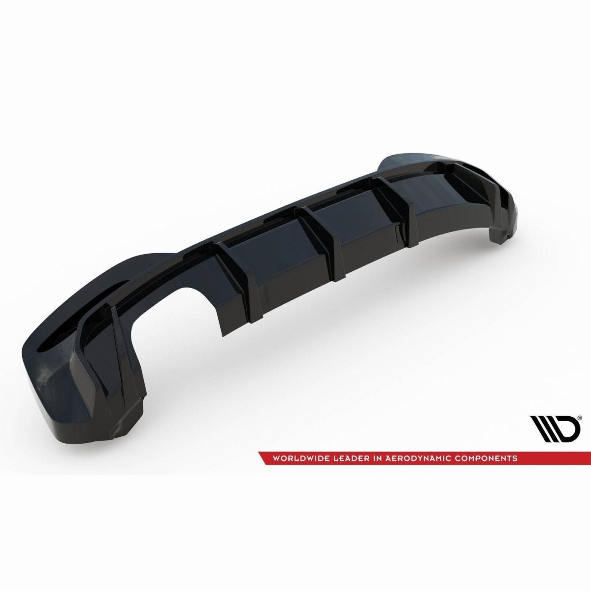Diffuser V3 - BMW F20LCI / F21LCI - 2 Uitlaten Links - Maxton Design | 2015 - 2019 - Beamerstyling.nl