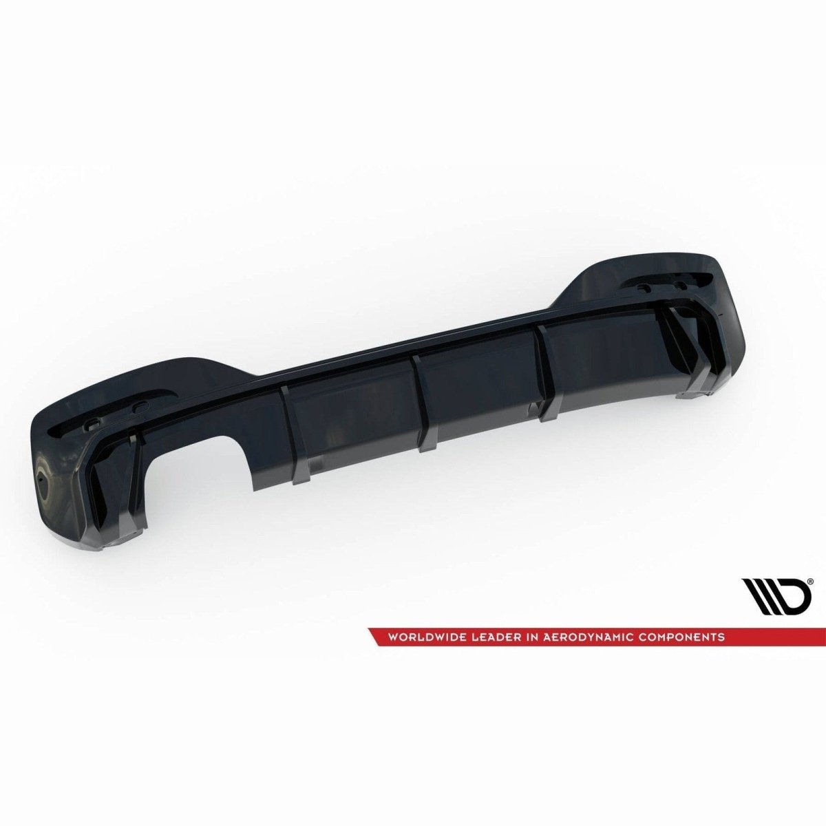 Diffuser V3 - BMW F20LCI / F21LCI - 2 Uitlaten Links - Maxton Design | 2015 - 2019 - Beamerstyling.nl