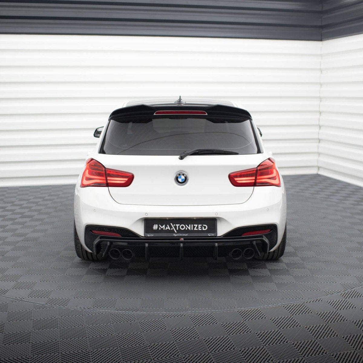 Diffuser V3 - BMW F20LCI / F21LCI - 4 Uitlaten - Maxton Design | 2015 - 2019 - Beamerstyling.nl