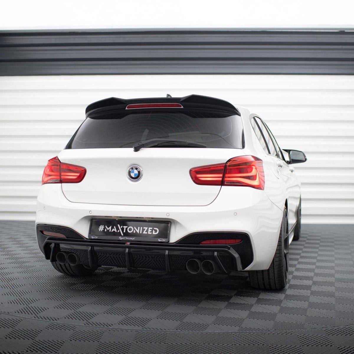 Diffuser V3 - BMW F20LCI / F21LCI - 4 Uitlaten - Maxton Design | 2015 - 2019 - Beamerstyling.nl