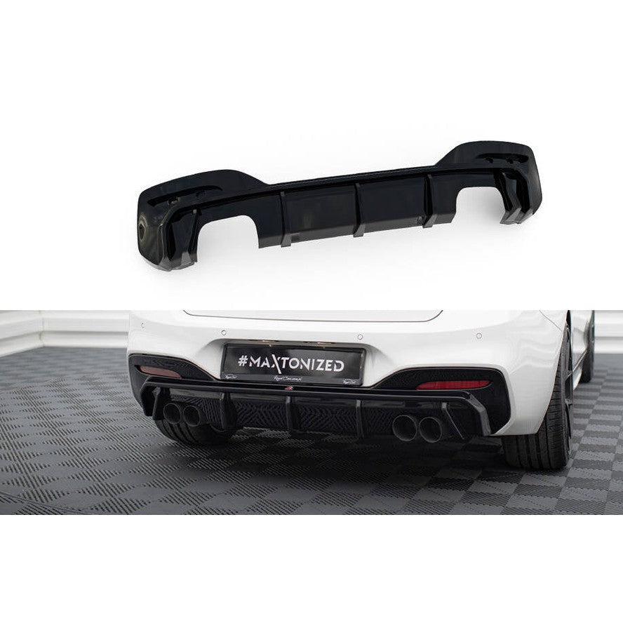 Diffuser V3 - BMW F20LCI / F21LCI - 4 Uitlaten - Maxton Design | 2015 - 2019 - Beamerstyling.nl