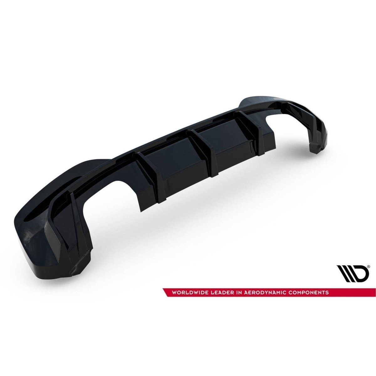 Diffuser V3 - BMW F20LCI / F21LCI - 4 Uitlaten - Maxton Design | 2015 - 2019 - Beamerstyling.nl