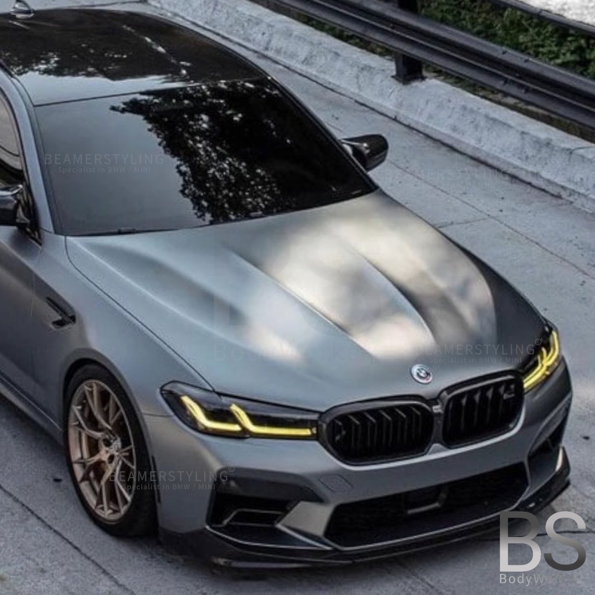 Drl Modules - BMW 5 Serie G30LCI / G31LCI - Yellow LED - CSL Style | 21 - 24 - Beamerstyling.nl