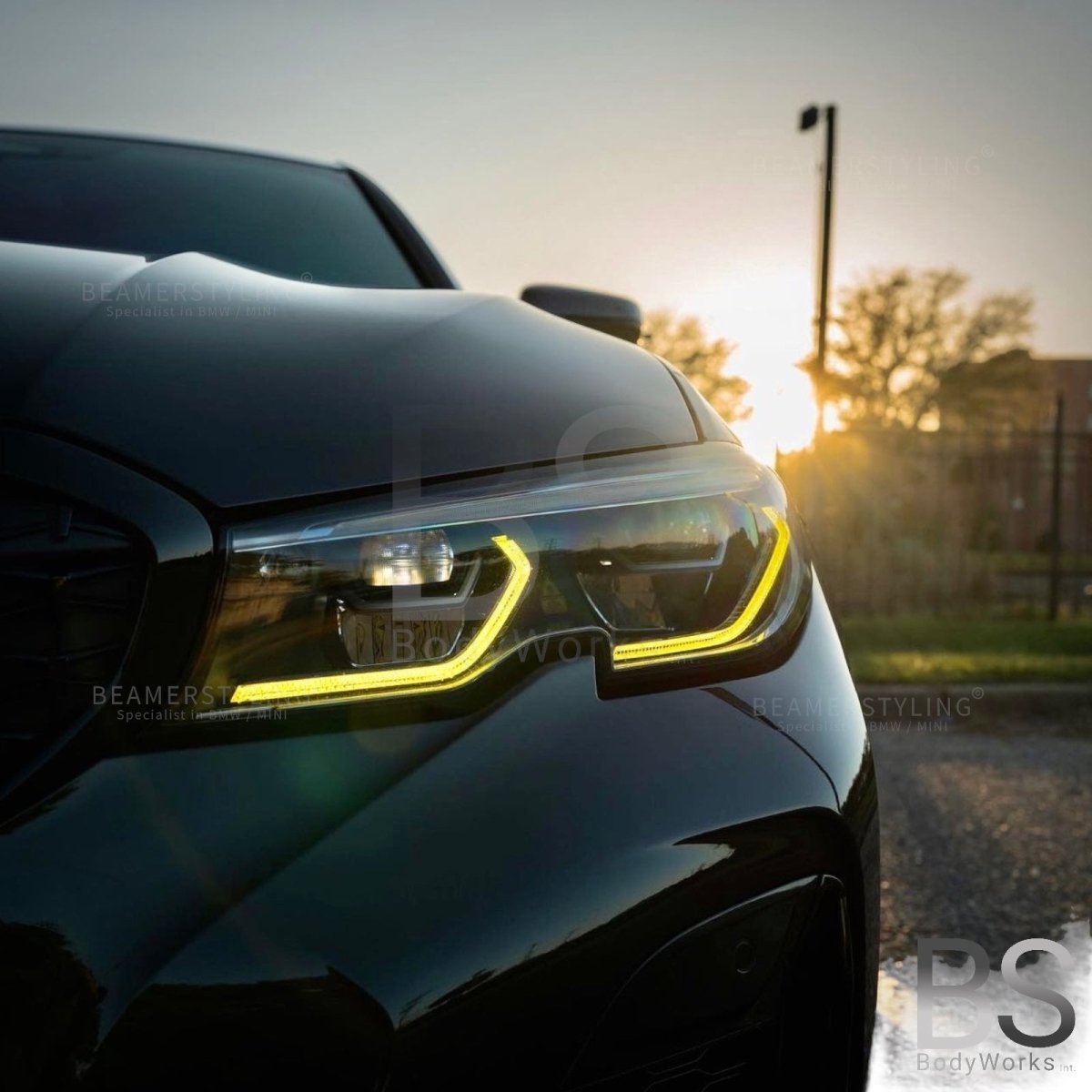 Drl Modules - BMW G20 / G21 - Yellow LED - Laser - CSL Style | 18 - 22 - Beamerstyling.nl