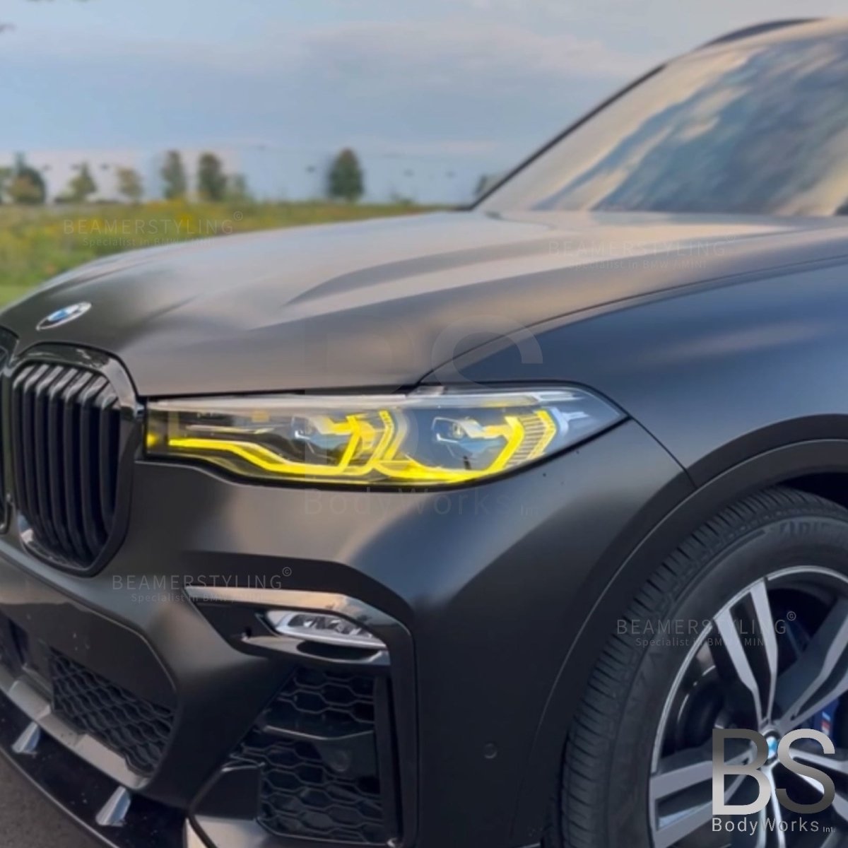Drl Modules - BMW X7 G07 - Yellow LED - CSL Style | 18+ - Beamerstyling.nl