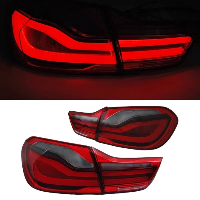 Achterlichten - BMW F32 / F33 / F36 - LED Bar - Smoke / Rood | 2014-2017