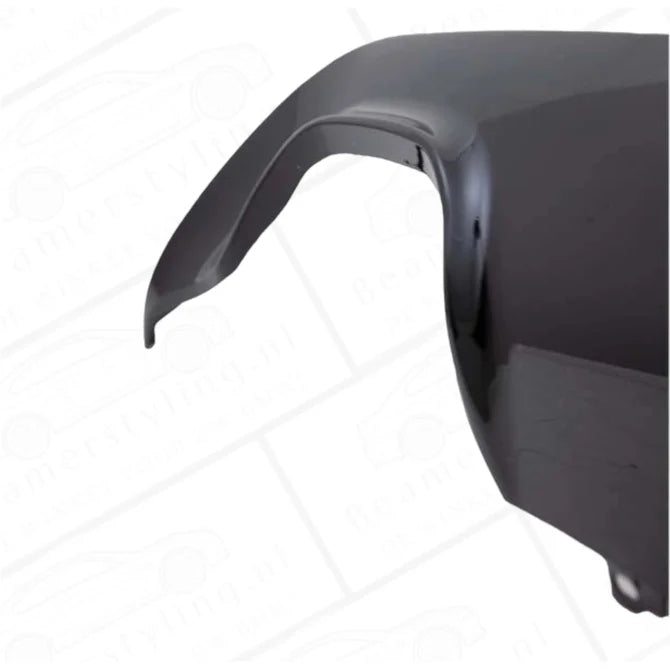 Diffuser - BMW E60 / E61 - Hoogglans Zwart - 4 Uitlaten | 2003-2010