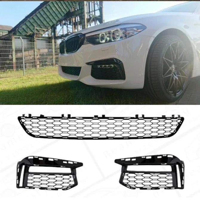 Bumper Grillen Zonder ACC - BMW G30 / G31 - Voor M Pakket | 17-20