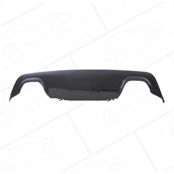 Diffuser - BMW E60 / E61 - Carbon Look - 4 Uitlaten | 2003-2010
