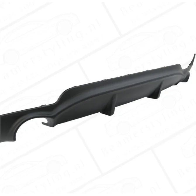 Diffuser - BMW F32 / F33 / F36 - 435I / 440I - M Performance Optiek - Mat Zwart