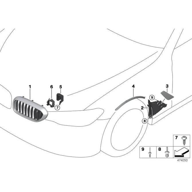 Fender Covers - BMW G30 / G31 - Hoogglans Zwart | Origineel BMW - Beamerstyling.nl