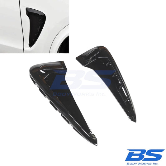 Fender covers (L+R) - BMW X5 F15 SUV - M look - Hoogglans zwart | 13-18 - Beamerstyling.nl