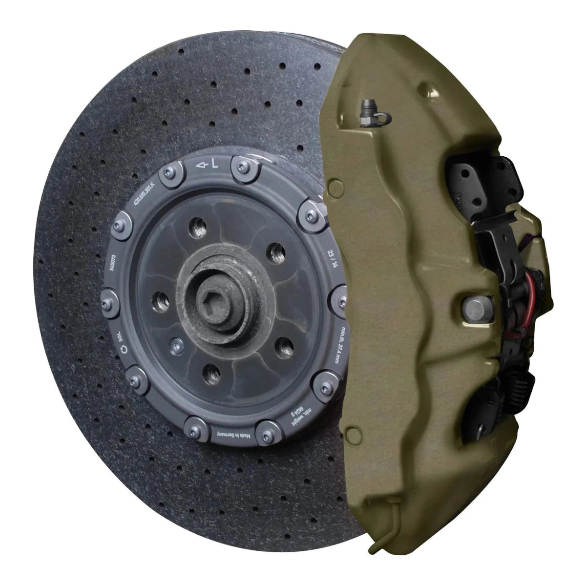 Foliatec® Remklauwverf - 3 Componenten Lak - Complete 7 - Delige Kit | Combat Green Matt - Beamerstyling.nl