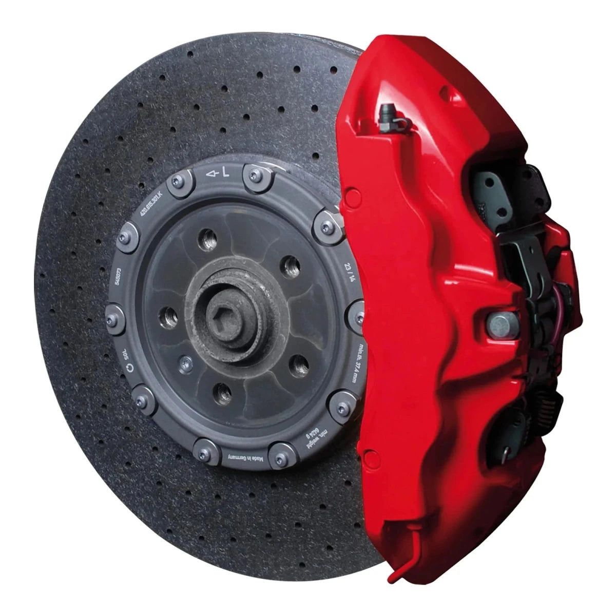 Foliatec® Remklauwverf - 3 Componenten Lak - Complete 7 - Delige Kit | Racing Rosso - Beamerstyling.nl