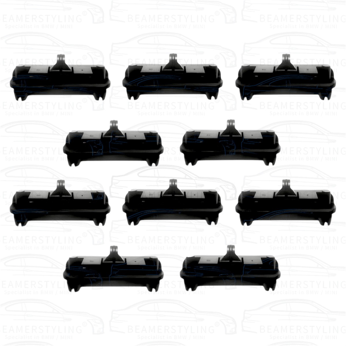 Front lip - BMW 3 Serie E30 - IS look - inclusief 10x OEM clips | 87-94 - Beamerstyling.nl