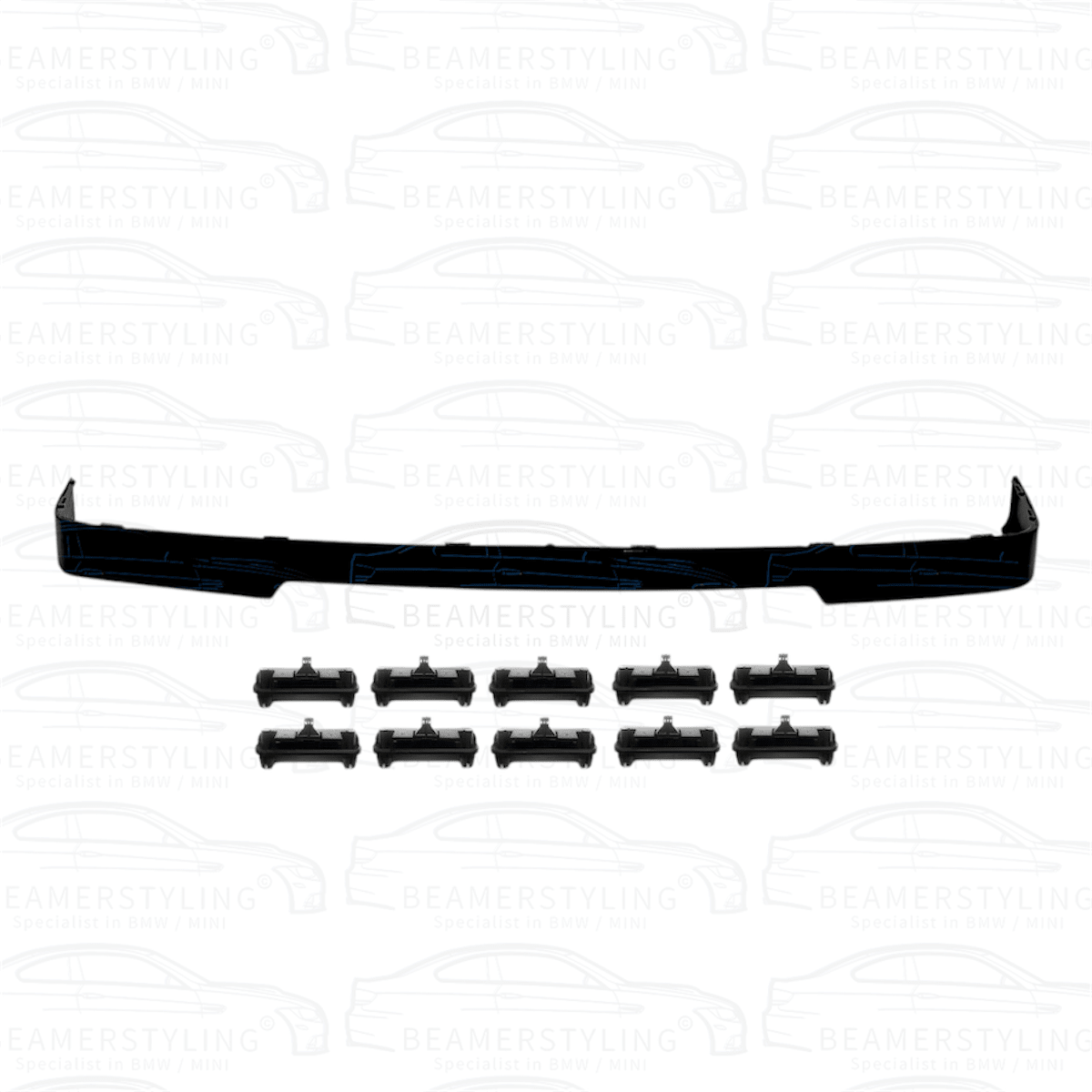 Front lip - BMW 3 Serie E30 - IS look - inclusief 10x OEM clips | 87-94 - Beamerstyling.nl