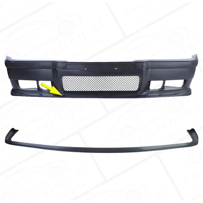 Front Lip - BMW 3 Serie E36 - Voor M Pakket Bumper | 1990-1999 - Beamerstyling.nl