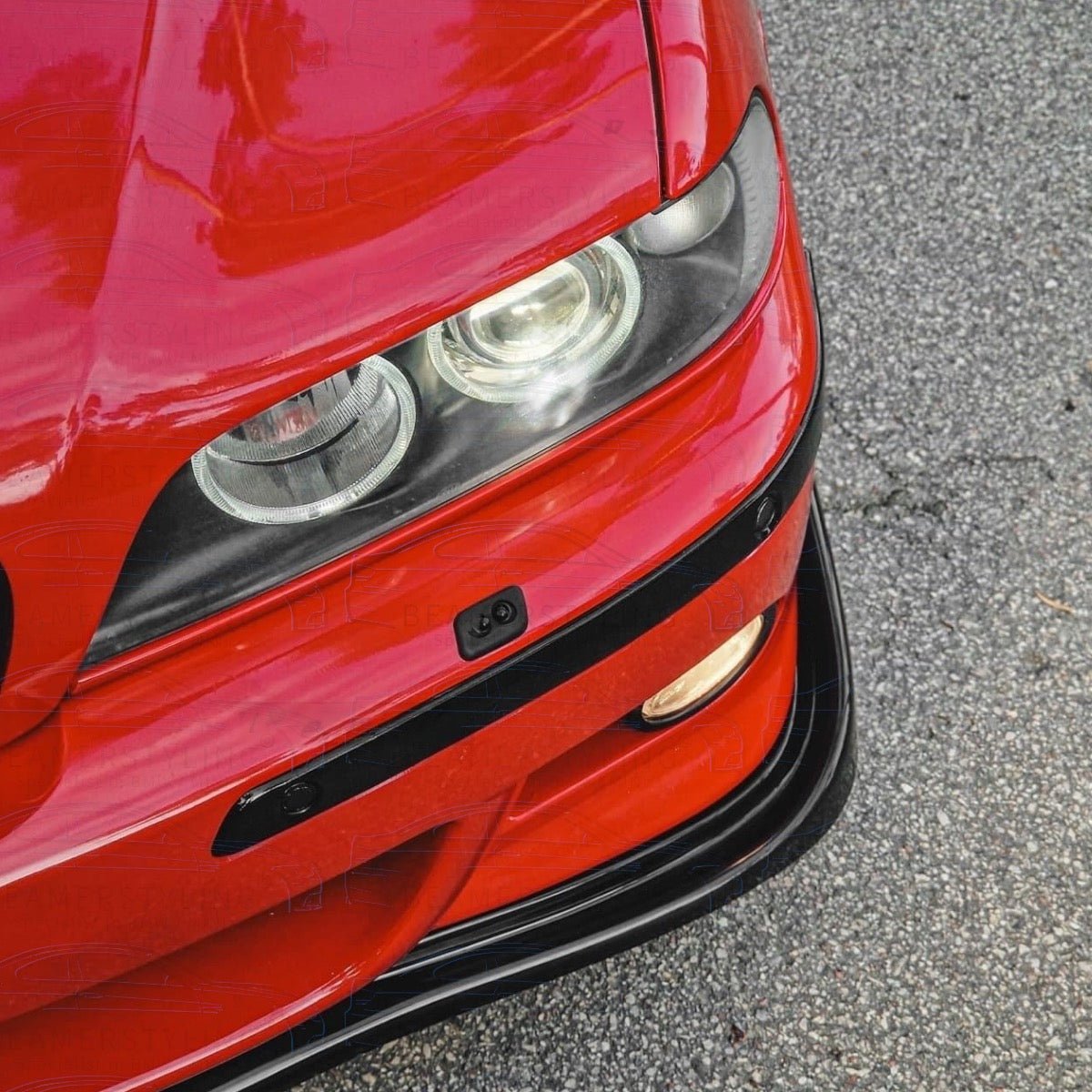 Front Lip - BMW 5 Serie E39 - Hamann Style - Hoogglans Zwart | 1995 - 2003 - Beamerstyling.nl