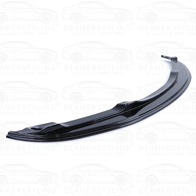 Front Lip - BMW E90 / E91 - Voor M Pakket - Hoogglans Zwart | 05-08 - Beamerstyling.nl