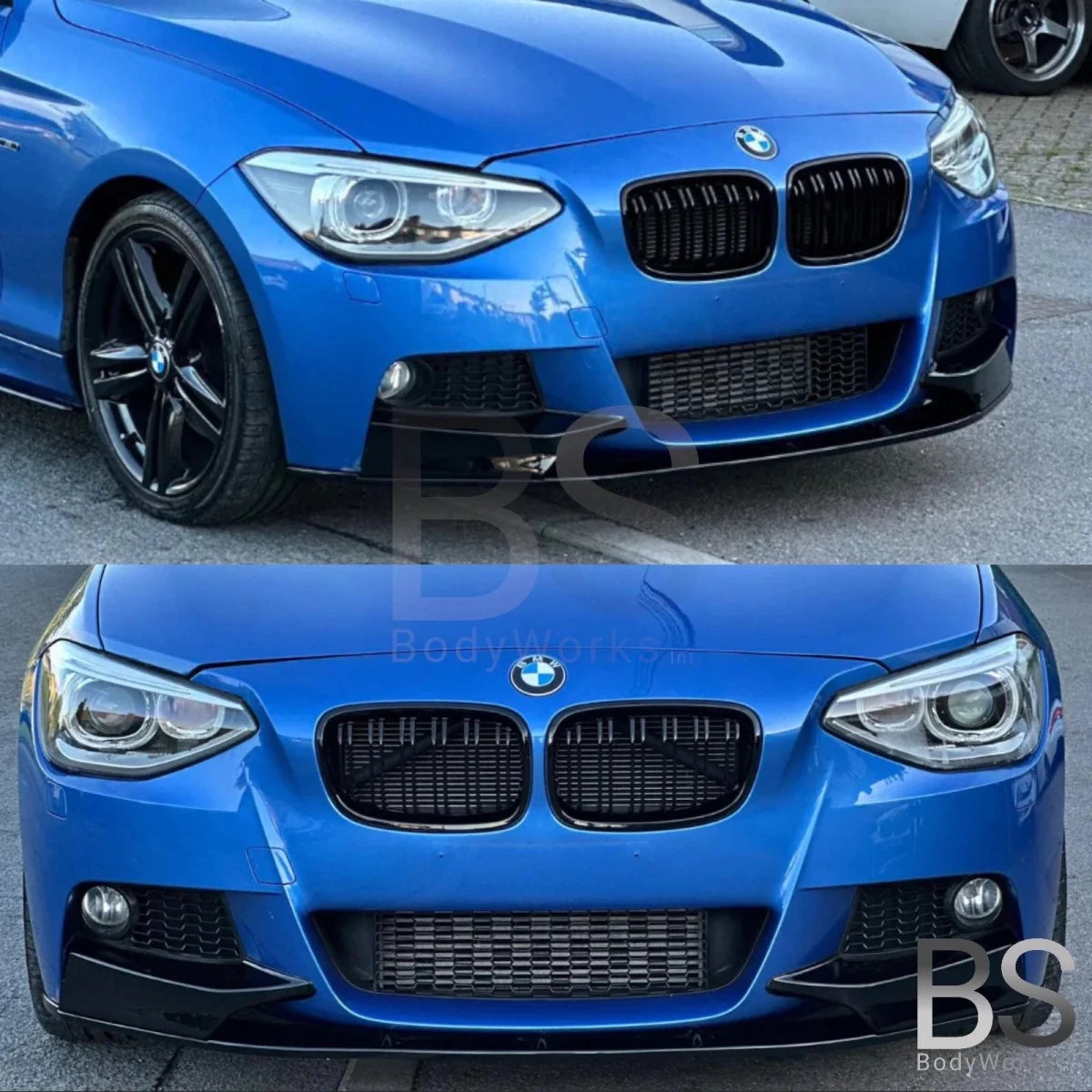 Front Lip - BMW F20 / F21 - M Performance Look - Hoogglans Zwart | 2011-2015 - Beamerstyling.nl