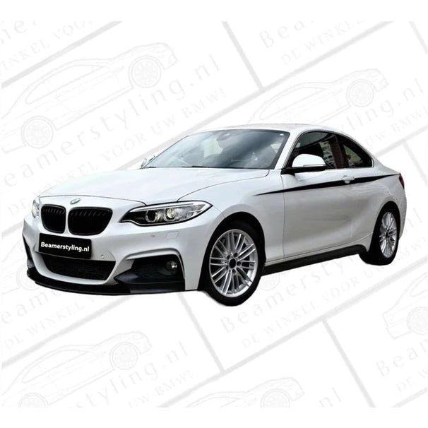 Front Lip - BMW F22 / F23 - Performance Look - Mat Zwart | 14-21 - Beamerstyling.nl