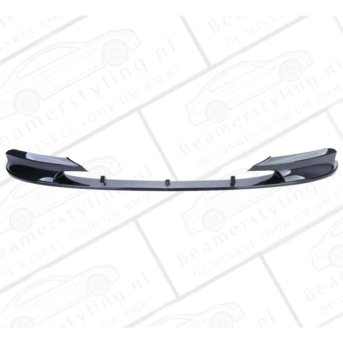 Front Lip - BMW F30 / F31 - Carbon Look - 2 Delig - Sport Look - Beamerstyling.nl