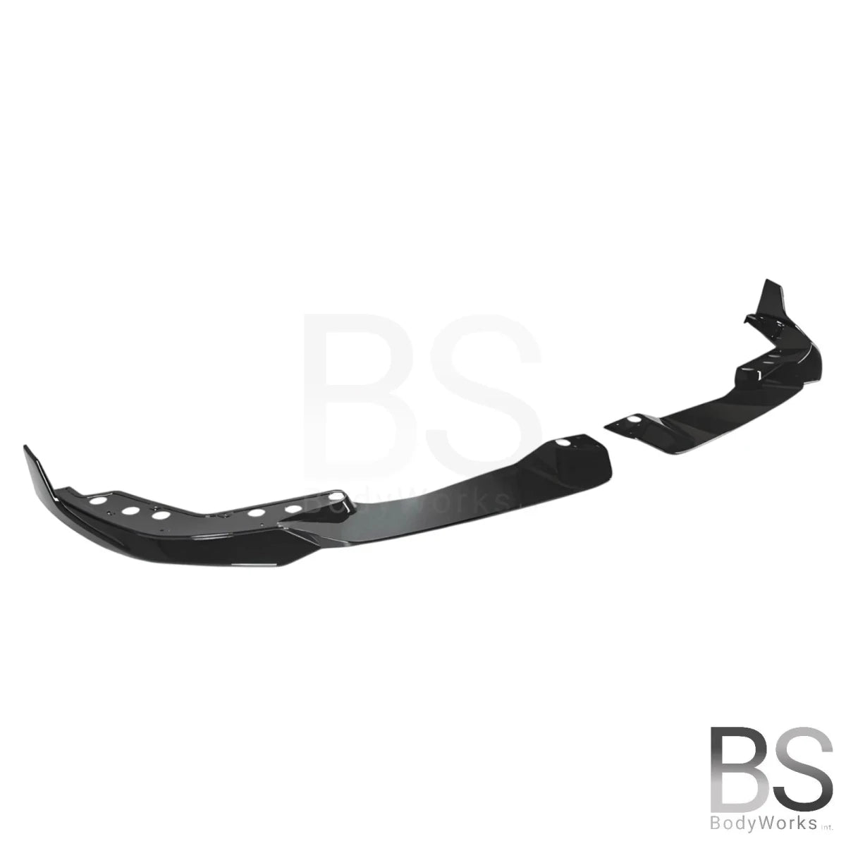 Front lip - BMW G20 / G21 LCI - MP look V2 - 2 - delig - Hoogglans zwart | 22 - Beamerstyling.nl