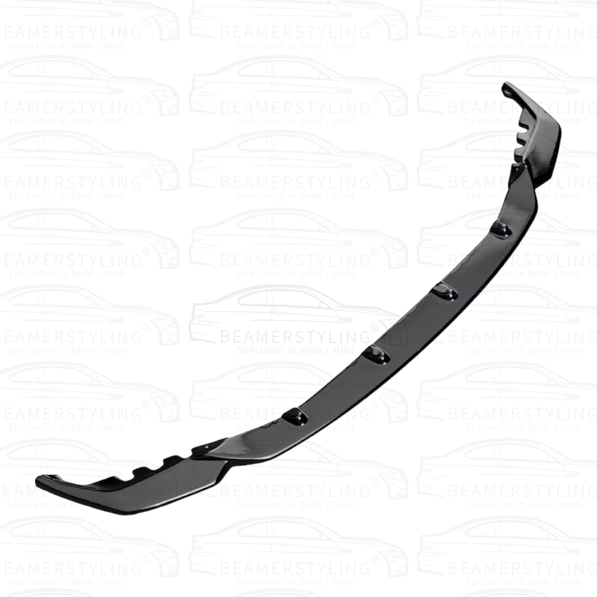 Front lip - BMW G80 / G81 M3, BMW G82 / G83 M4 - Hoogglans zwart | 2021+ - Beamerstyling.nl