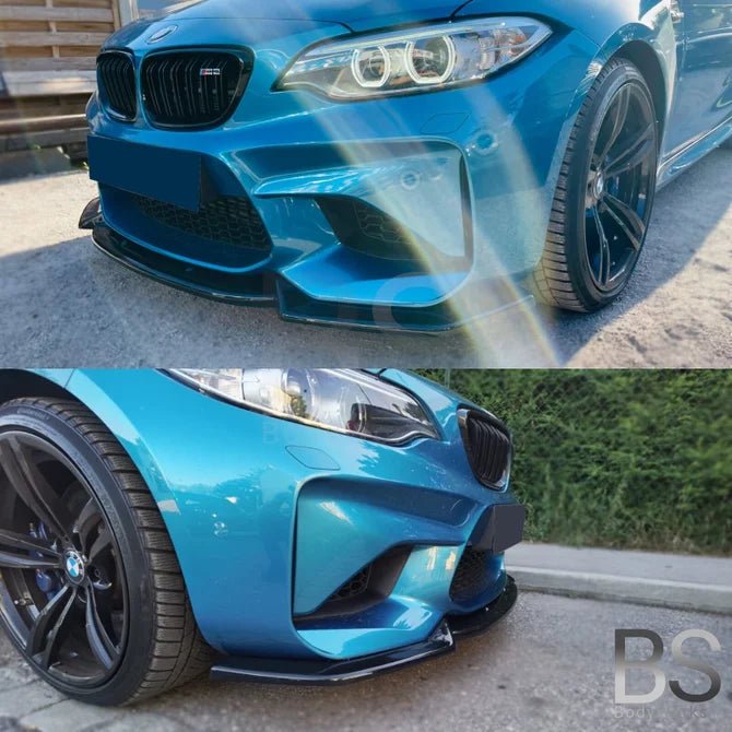 Front Lip - BMW M2 F87 - Hoogglans Zwart | 2015 - 2021 - Beamerstyling.nl
