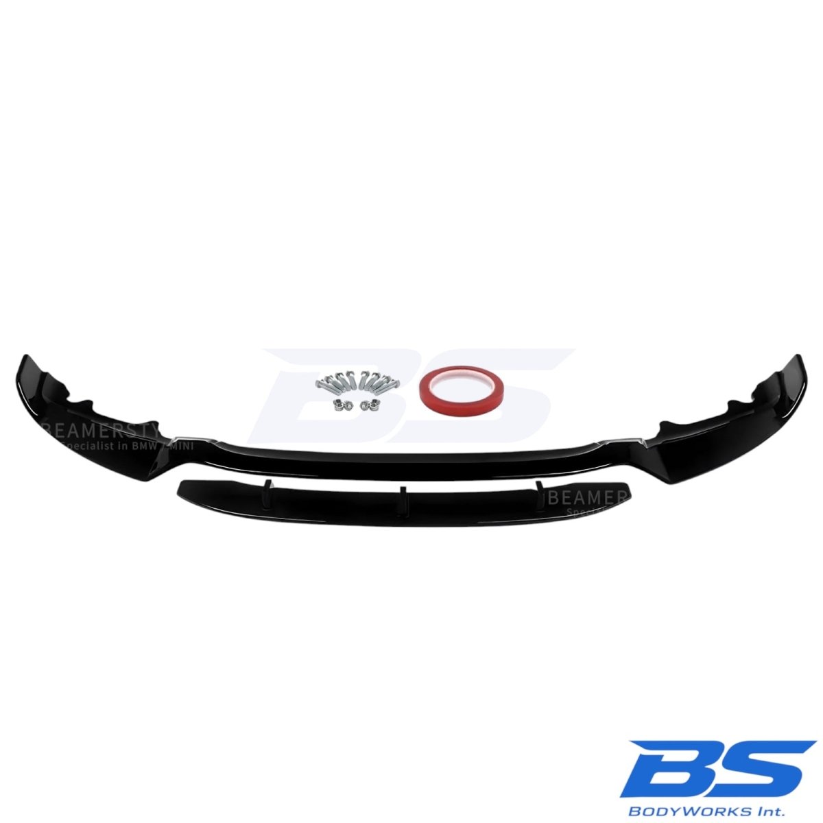 Front lip - BMW X5 F15 - M pakket - Aerodynamica Style - Hoogglans zwart | 2013-2018 - Beamerstyling.nl