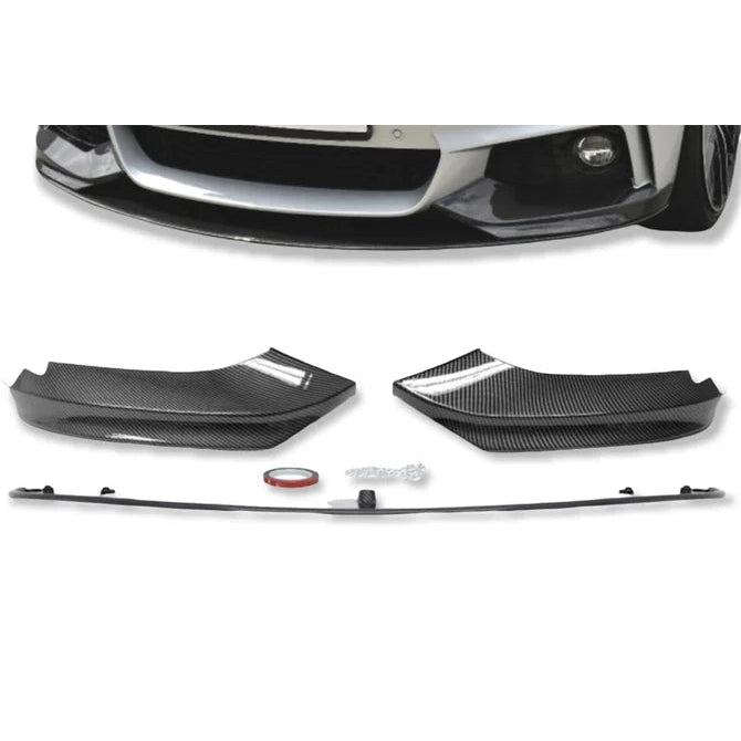 Front Lip / Spoiler M Performance Carbon Look BMW 4 Serie F32 / F33 / F36 2013 - 2019 - Beamerstyling.nl