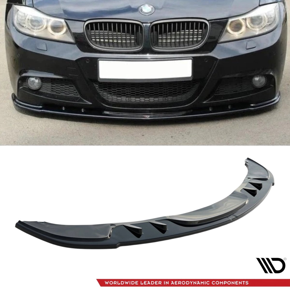 Front Lip V1 - BMW E90 / E91 - M Pakket - Maxton Design | 08 - 12 - Beamerstyling.nl