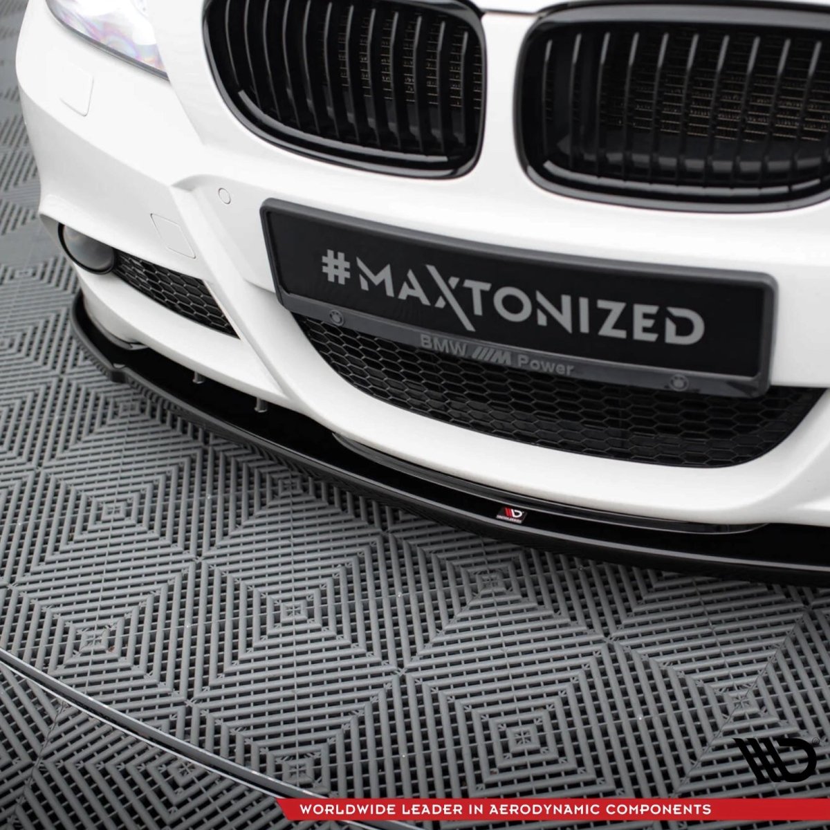 Front Lip V1 - BMW E90 / E91 - M Pakket - Maxton Design | 08 - 12 - Beamerstyling.nl