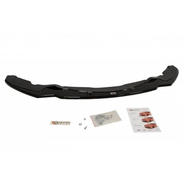 Front Lip V1 - BMW F32 / F33 / F36 - M Pakket - Maxton Design — Glanzend Zwart - Beamerstyling.nl