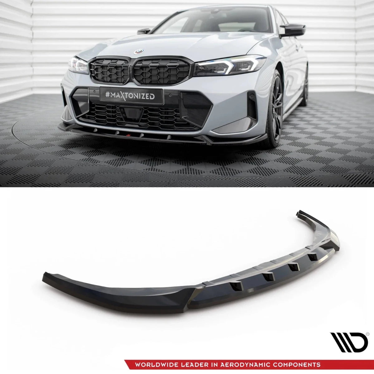 Front lip V1 - BMW G20LCI / G21LCI - M Pakket - Maxton Design | 22 - 25 - Beamerstyling.nl