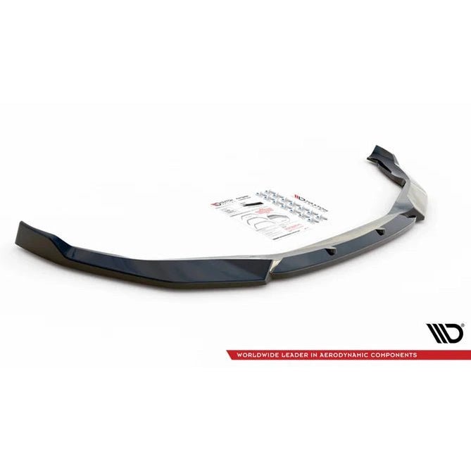 Front Lip V1 - BMW M5 F90 LCI - Maxton Design — Hoogglans Zwart - Beamerstyling.nl