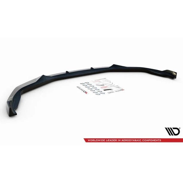 Front Lip V1 - BMW M5 F90 LCI - Maxton Design — Hoogglans Zwart - Beamerstyling.nl