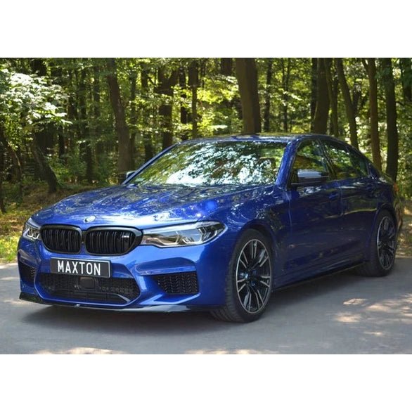Front Lip V1 - BMW M5 F90 - Maxton Design — Hoogglans Zwart - Beamerstyling.nl